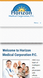Mobile Screenshot of horizon-med.net